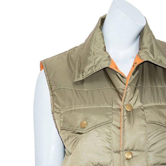 NSF Aida Puffer Vest Jacket Army Green Size Medium - Picture 10 of 11